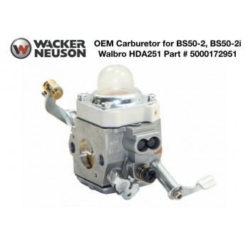 5000172951 Carburetor fits BS50-2 EU BS50-2 Vibratory Rammers by Wacker Neuson