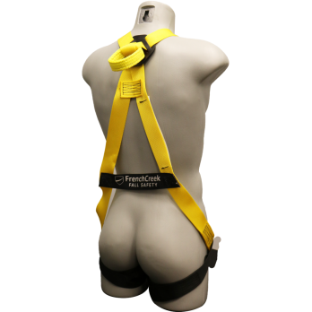 630UT Full Body Harness, no hardward above waist by FrenchCreek Production Yellow
