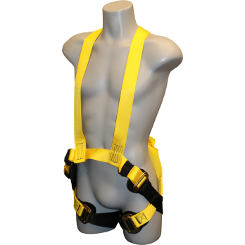 630UT Full Body Harness, no hardward above waist by FrenchCreek Production Yellow
