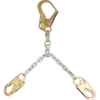 324-CSZ 2 Ft. chain positioning assembly,with swivel Yellow by FrenchCreek Production