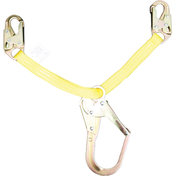 324-W 2 Ft. Web positioning assembly, no swivel Yellow by FrenchCreek Production