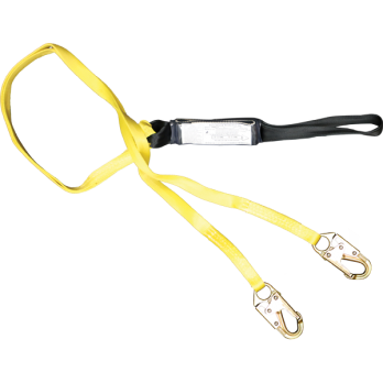 340A Choker energy absorbing lanyard Yellow by FrenchCreek Production