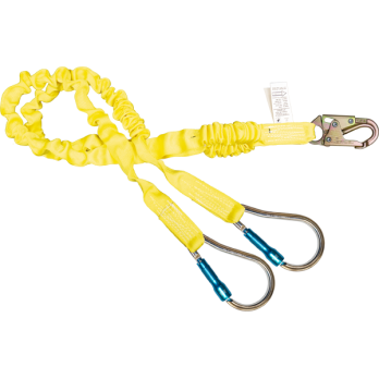 420AS-62A Dual-Leg Shock Absorbing Lanyard Yellow by FrenchCreek Production